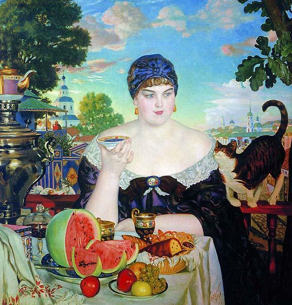 Boris Kustodiev The Merchant Wife